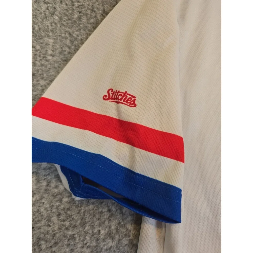 Texas Rangers Retro Throwback SGA Pullover Jersey V-Neck Medium